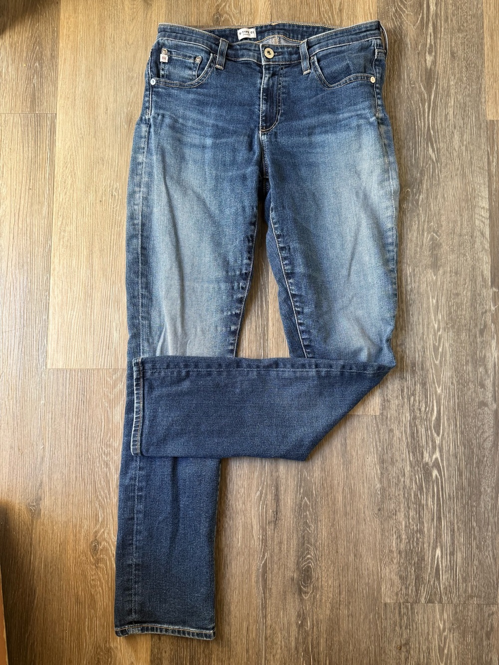 AG Adriano Goldschmied B-Type 03 Straight Women's Blue Jeans Size 29
